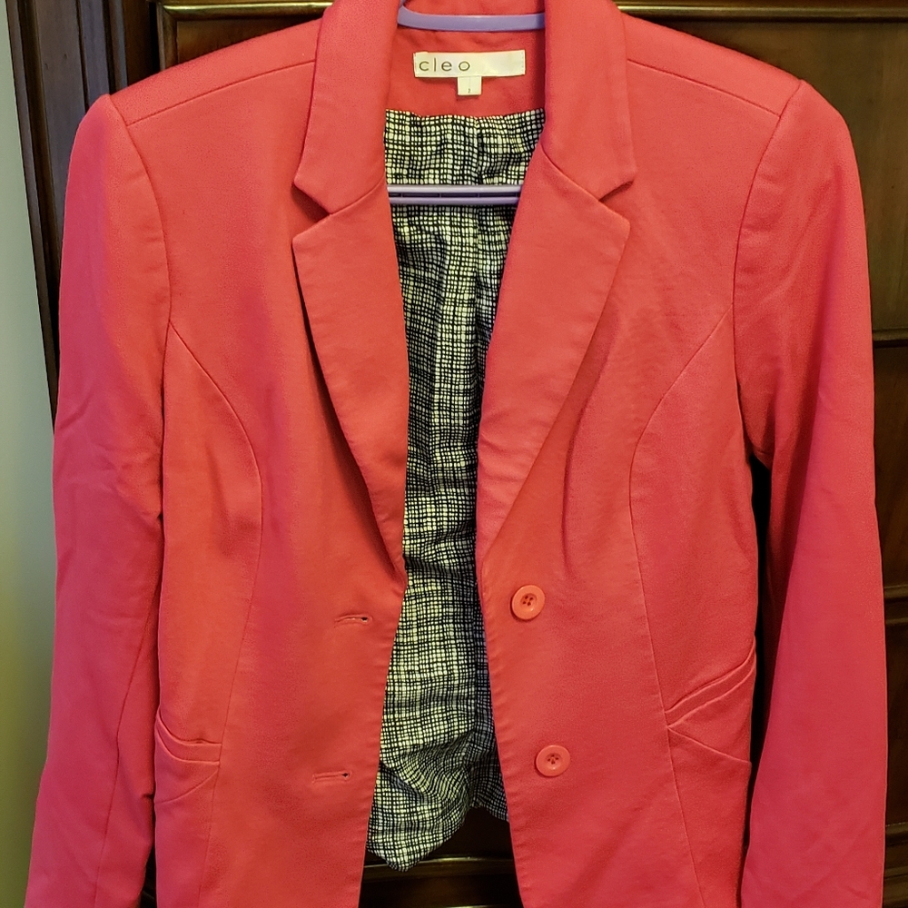 Cleo pink blazer